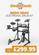gear4music Mesh Head Electronic Drum Kit 
